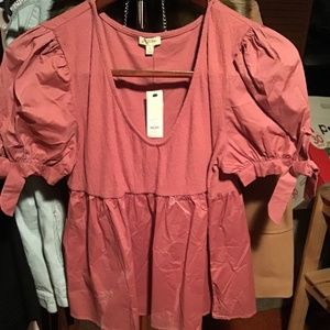 Francesca's Off Pink Top